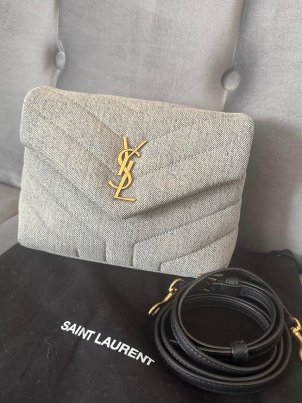 YSL Denim Handbag